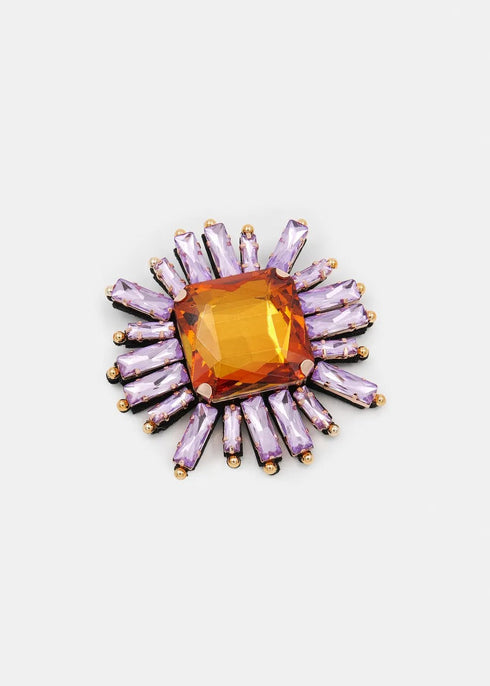 ESSENTIEL ANTWERP ITIME RHINESTONES BROOCH